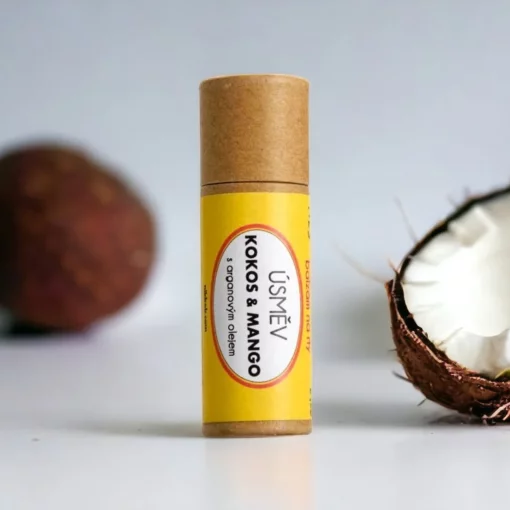 balzám na rty Úsměv - kokos & mango